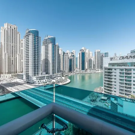 Higuests - Spacious 1Br In Dubai Marina With Amazing Views Екстер'єр фото